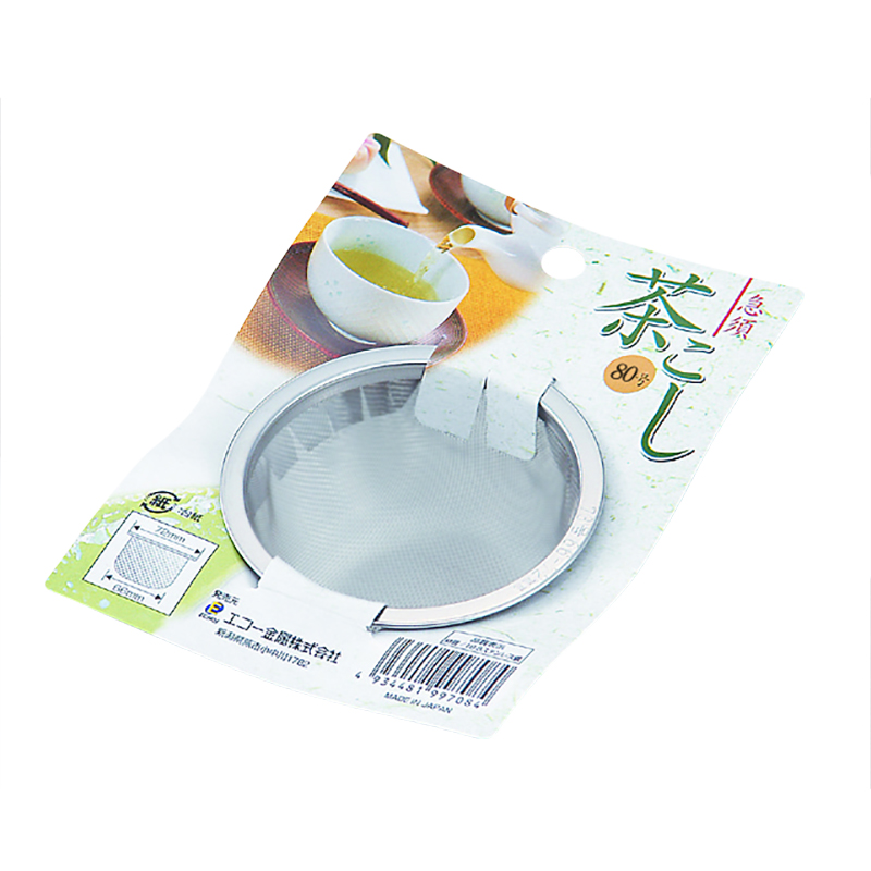 急須茶こし80mm（台紙付）