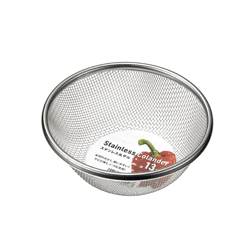 ステンレス丸ザル １３ｃｍ