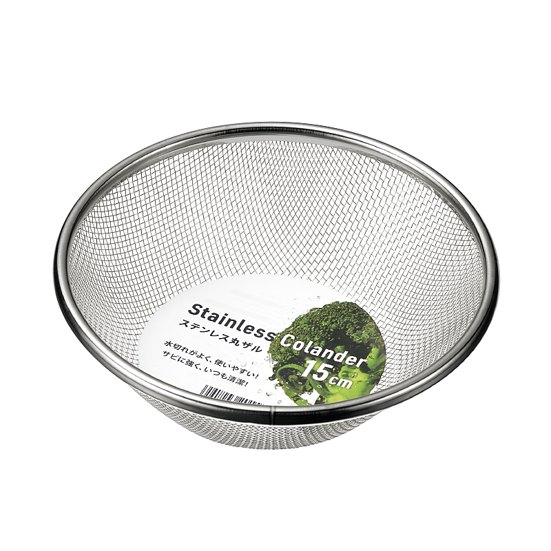 ステンレス丸ザル １５ｃｍ