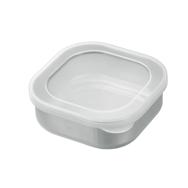 ステンレス製フタ付角型容器