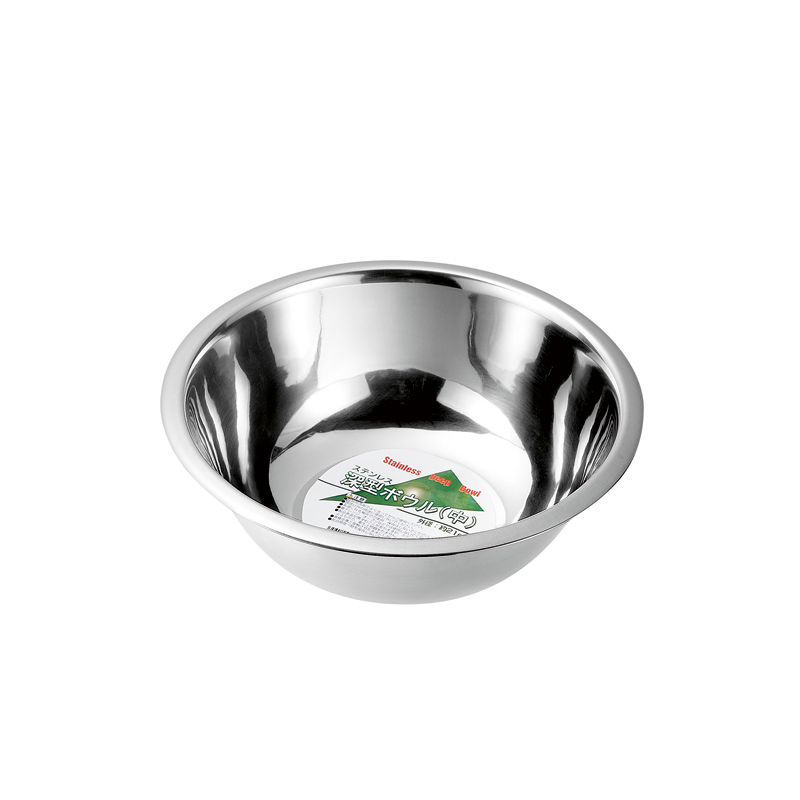 ステンレス深型ボール(中)21cm