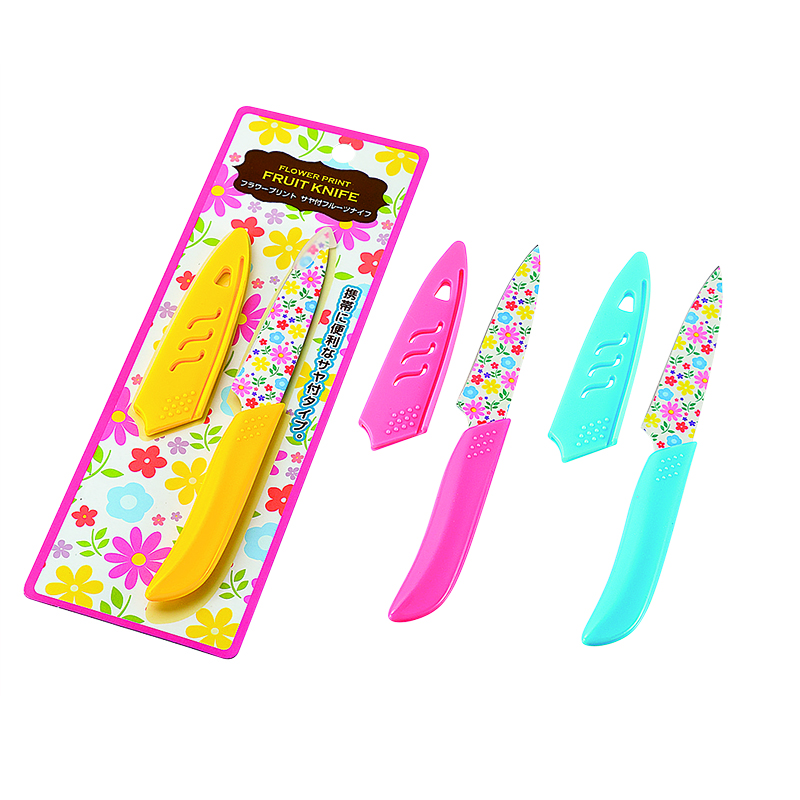 フラワープリント
サヤ付フルーツナイフ