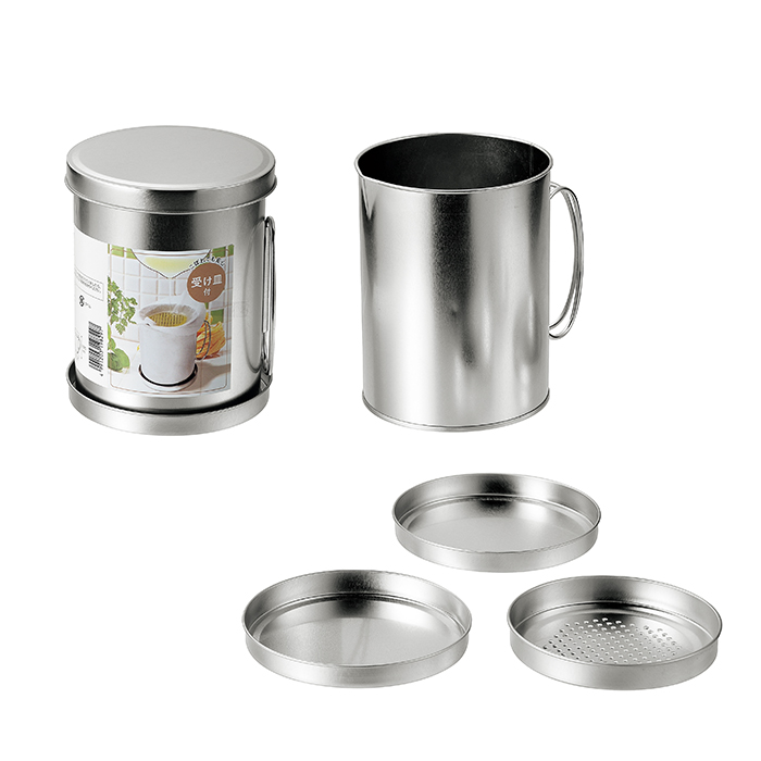 オイルポット ７００ｍＬ(受け皿付)