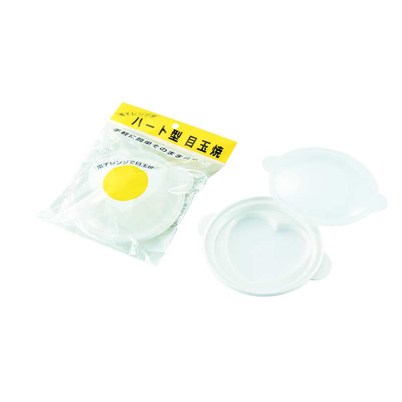 ハート型目玉焼（電子レンジ用）