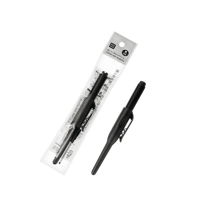 長いペン先ねじ穴マーカー(黒)