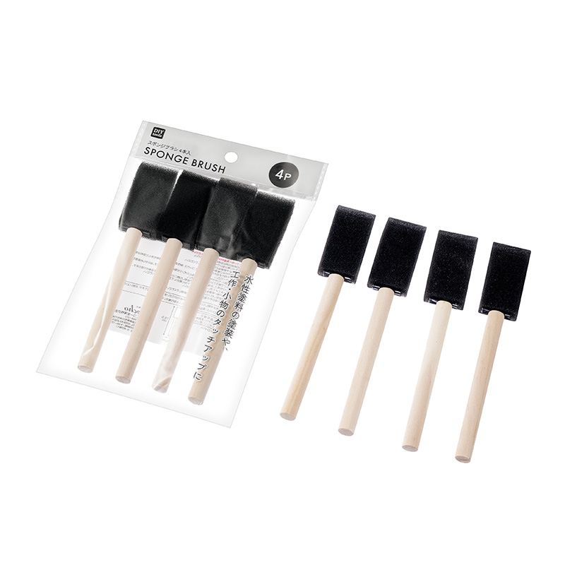 スポンジブラシ ４本入