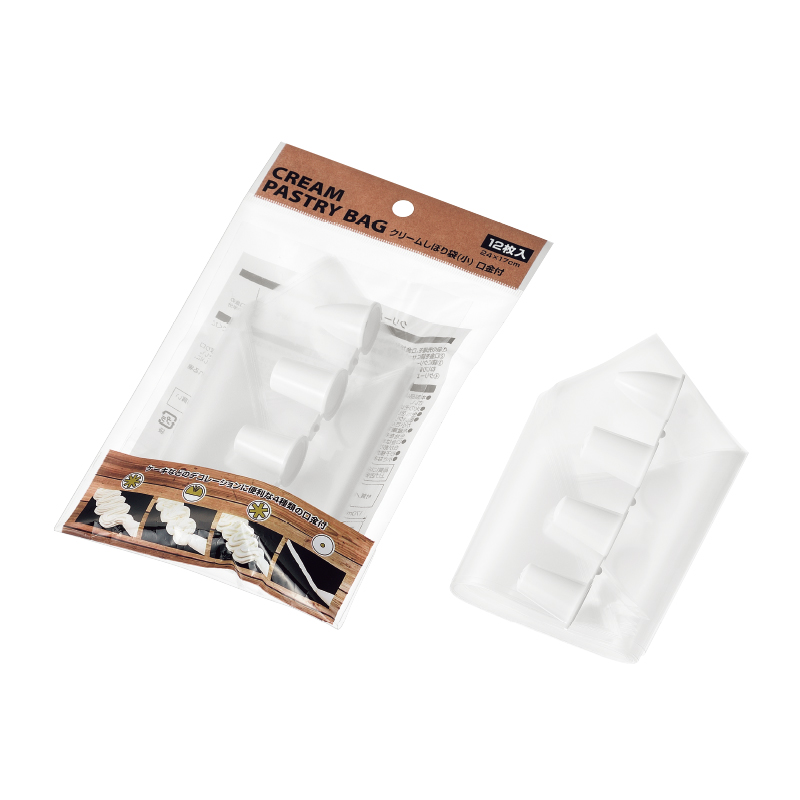クリームしぼり袋(小)口金付