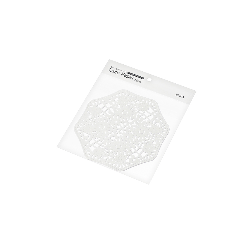 レースペーパー マーガレットモチーフ 16枚