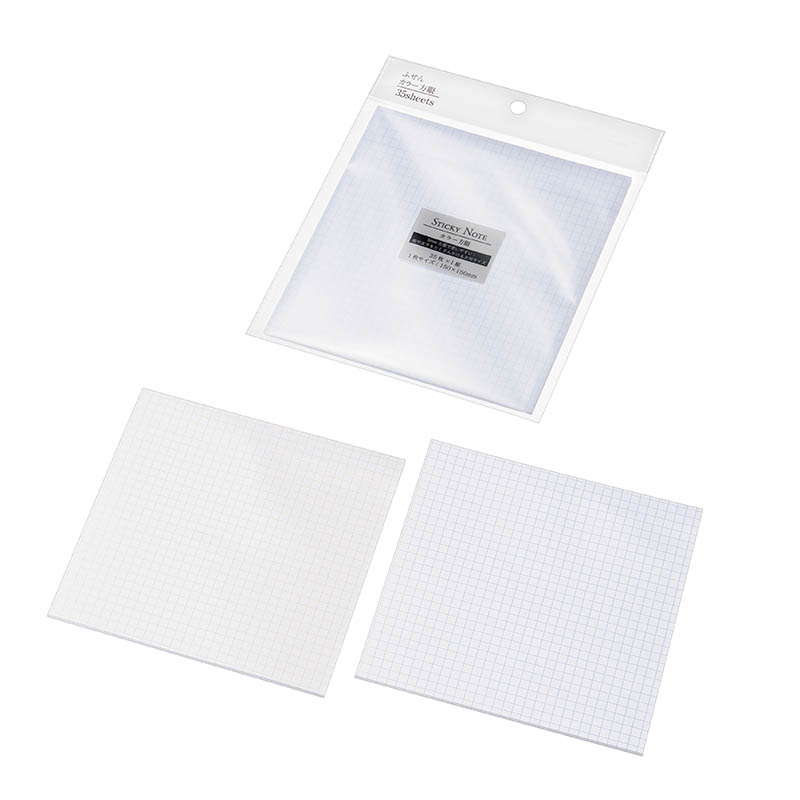 ふせん(カラー方眼) １５０×１５０ｍｍ
３５枚