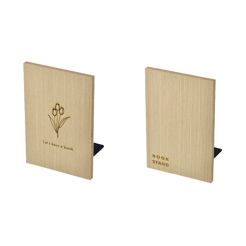 木製ブックスタンド(ワンポイント)