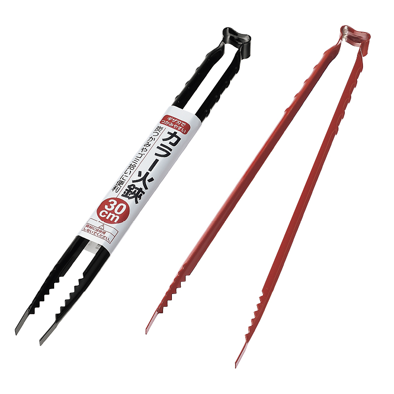 カラー火鋏 30cm（黒・赤）