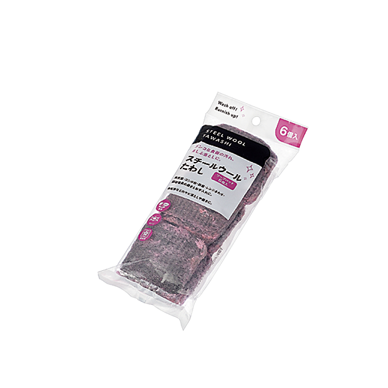 スチールウールたわし(ソープパッド)
６個入
