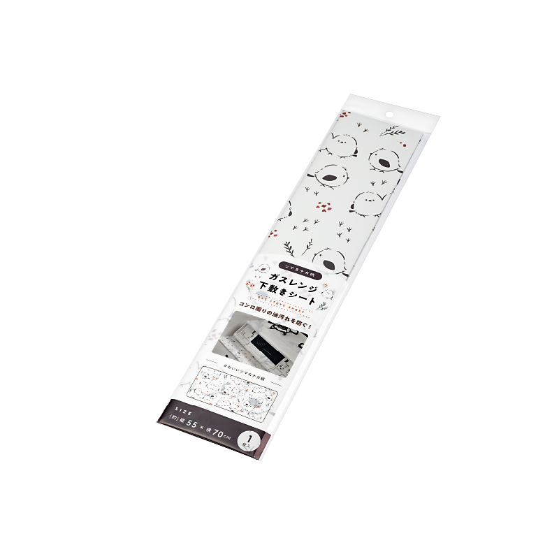 ガスレンジ下敷きシート(シマエナガ柄)