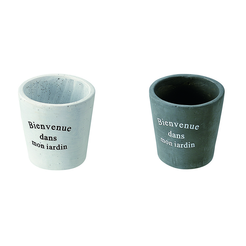 セメント鉢(フランス語)