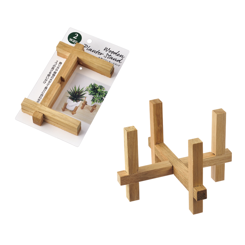 木製プランタースタンド