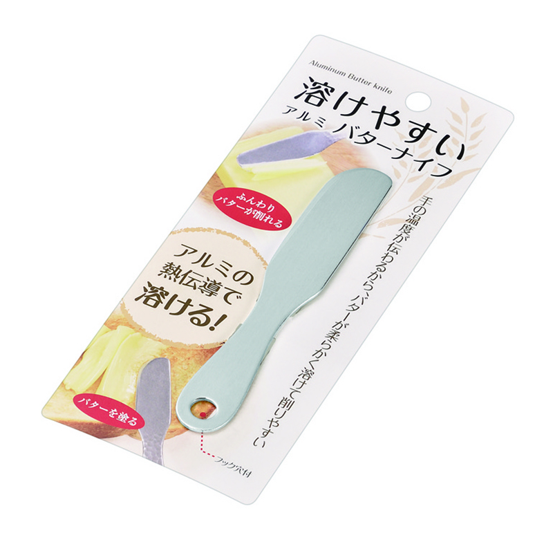 溶けやすいアルミバターナイフ