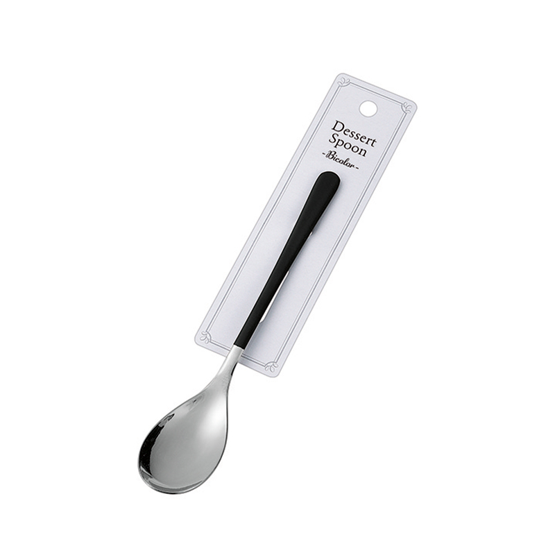 バイカラー デザートスプーン