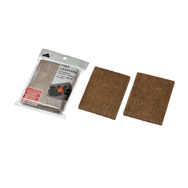 バーベキュー用着火剤 ９片×２枚入