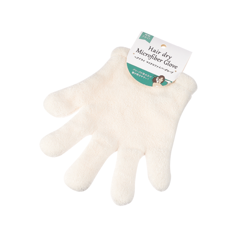 ヘアドライ マイクロファイバーグローブ