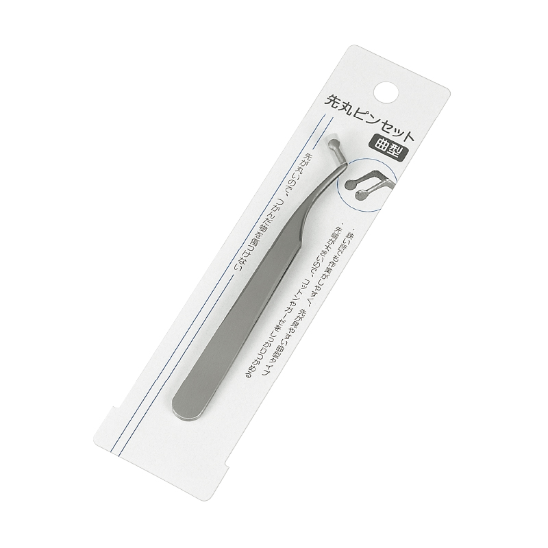 先丸ピンセット(曲型)