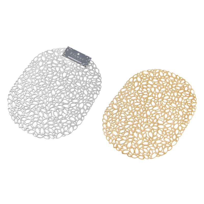 フラワーランチョンマット(楕円型)