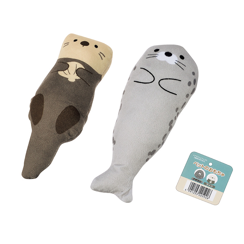 ペットのおもちゃ(アザラシ・ラッコ)