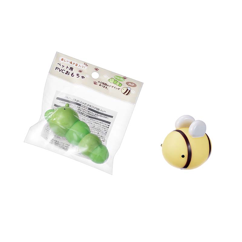 ペット用ＰＶＣおもちゃ
(いもむし・ハチ)