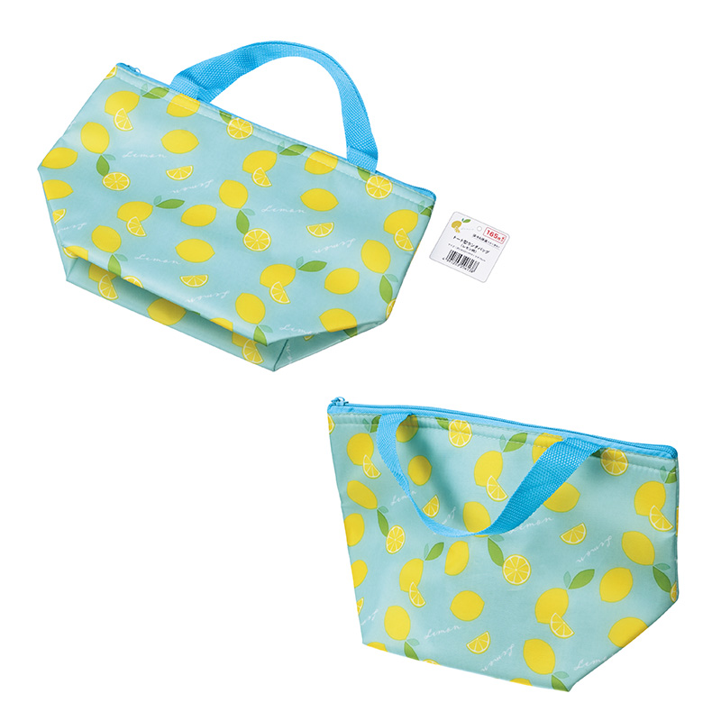 トート型ランチバッグ(レモン柄)