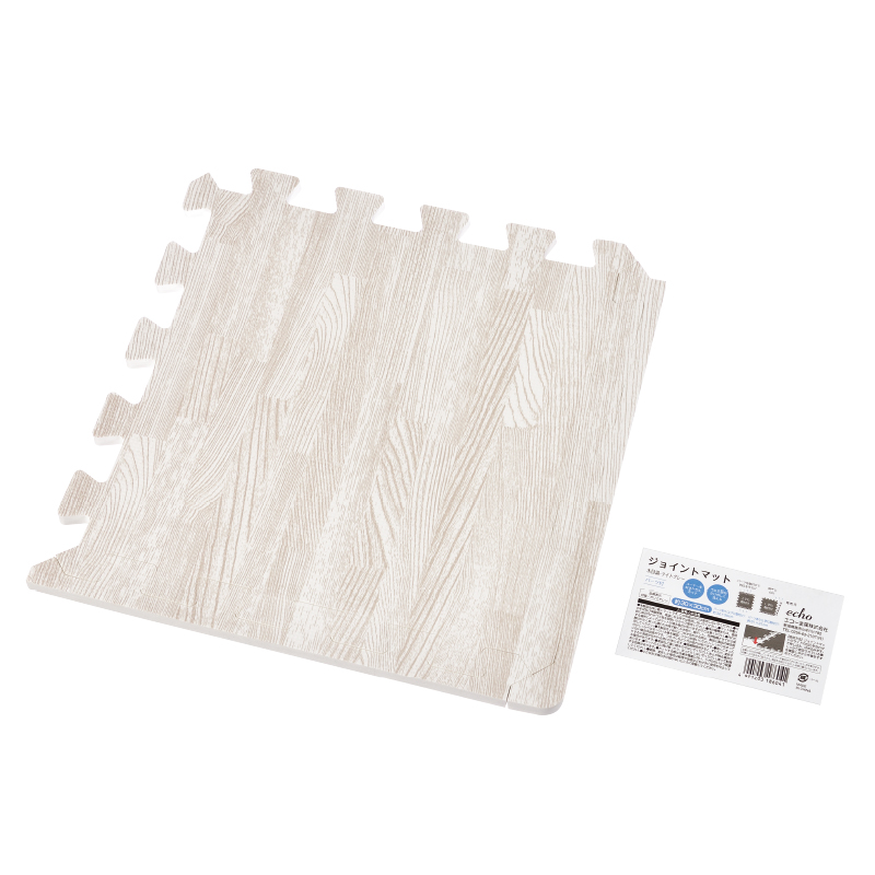 ジョイントマット(木目調)ライトグレー