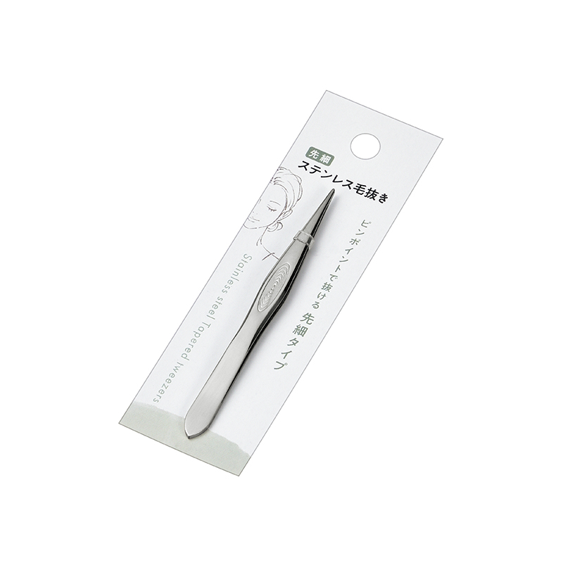 ステンレス毛抜き 先細