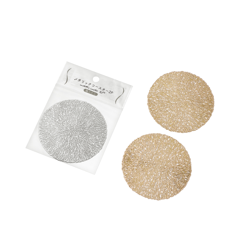 メタリックコースター 2P(細ライン)