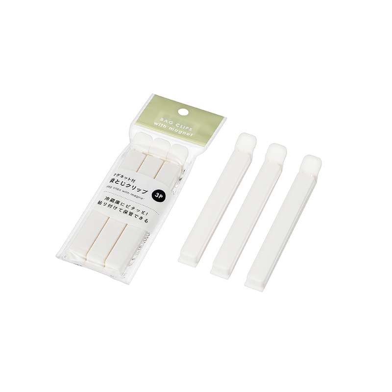 マグネット付袋とじクリップ ３Ｐ